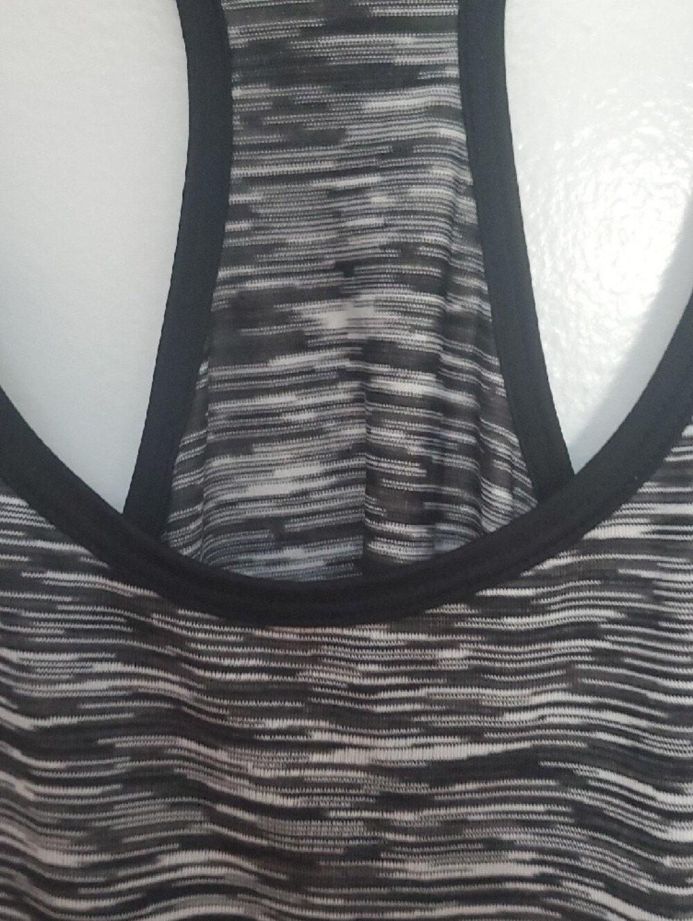 Spalding Women's Black & Gray Space-Dye Racerback Tank Top - Picture 3 of 8